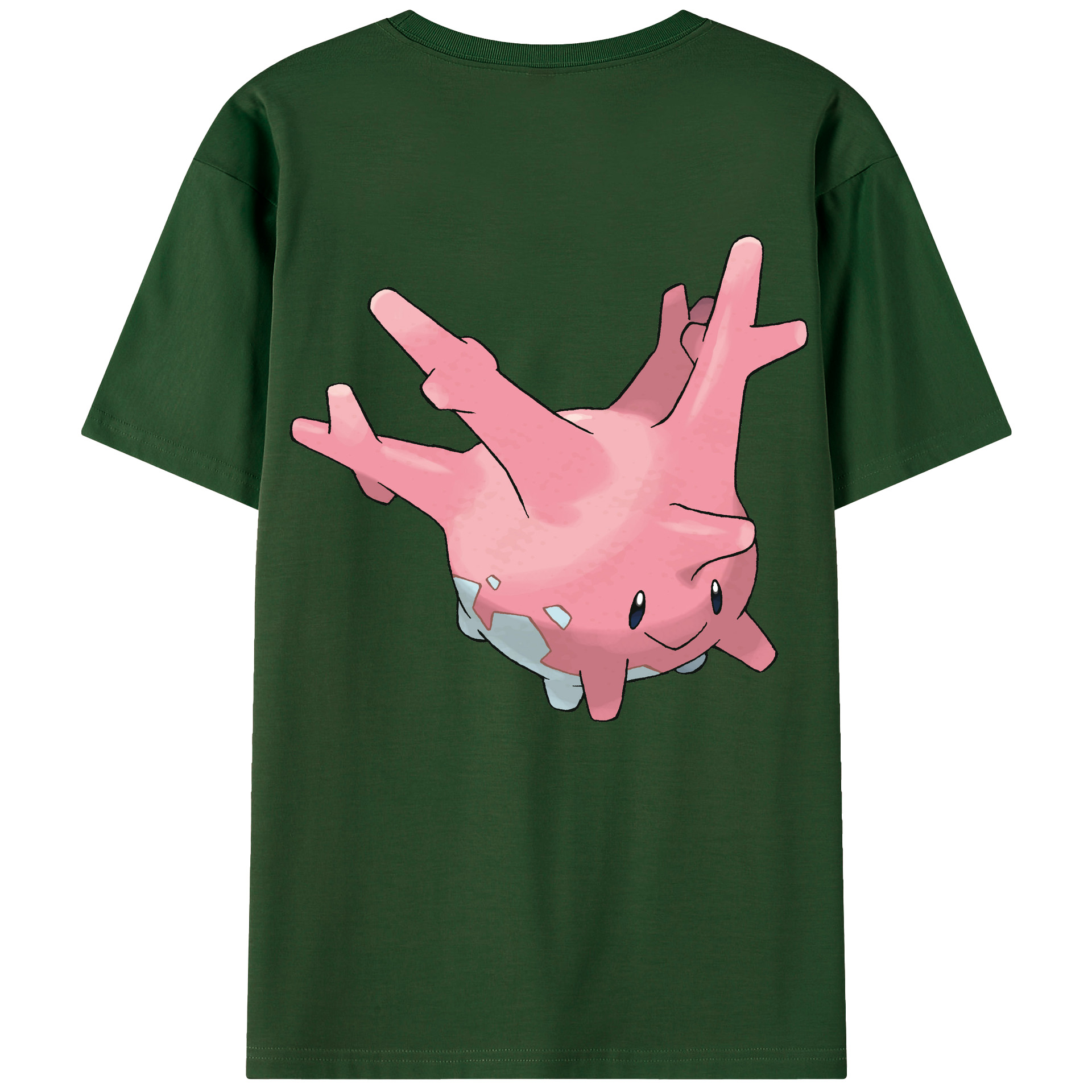 （画像用） ポケットモンスター Pokémon 綿100％半袖Tシャツ（背面プリント）